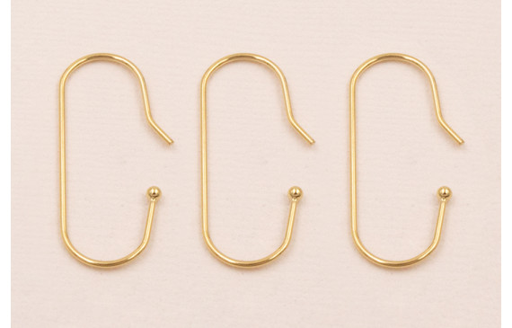 Gancho Semicerrado S.Steel 316L 32*12*1 Dorado