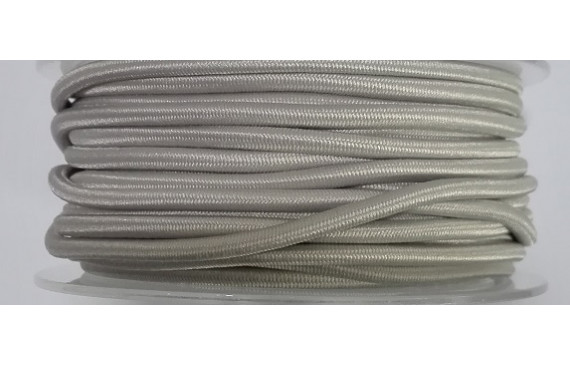 Cordón Goma Alta Calidad 3mm Gris-Beige