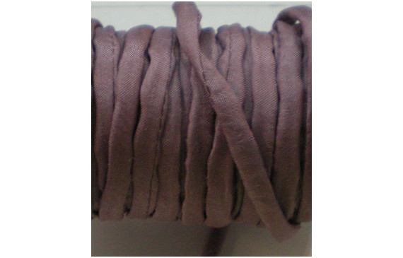 Cinta de seda Natural cosida 5-7mm Lila