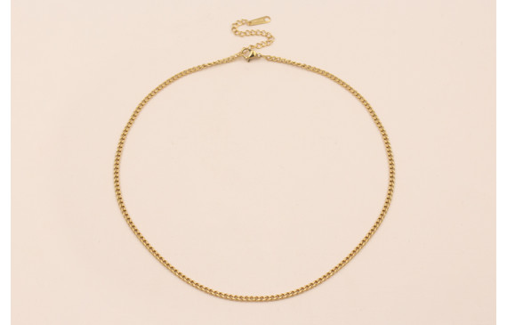 Cadena Completa con cierre 43cms Acero eslabon 3mm Cadena Completa con cierre 43cms Acero eslabon 3mm