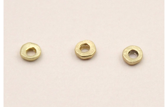 Disco irregular 3mm*1-1,5mm interior Oro Mate