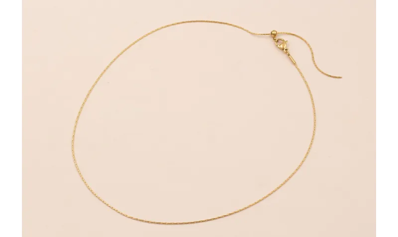 Collar Completo Acero  Extensible Hilo de Cordón