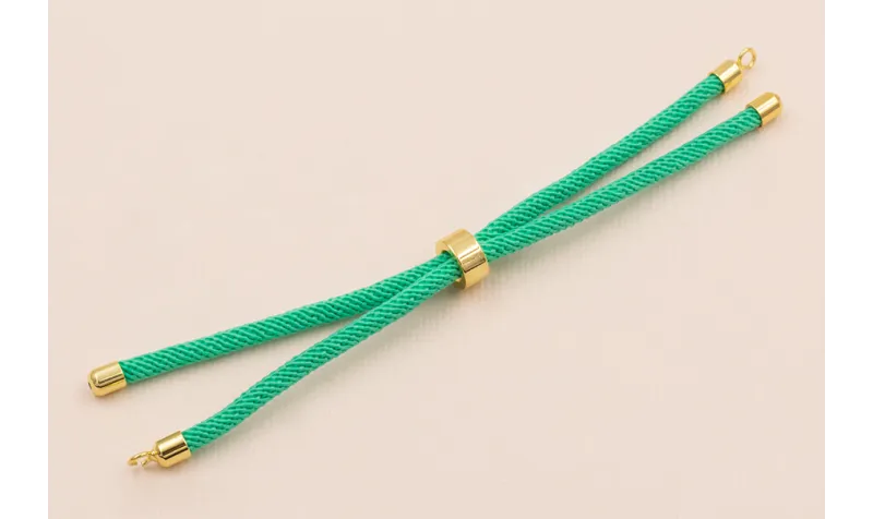 Cordón de 3mm Preparado para Pulsera Turquesa