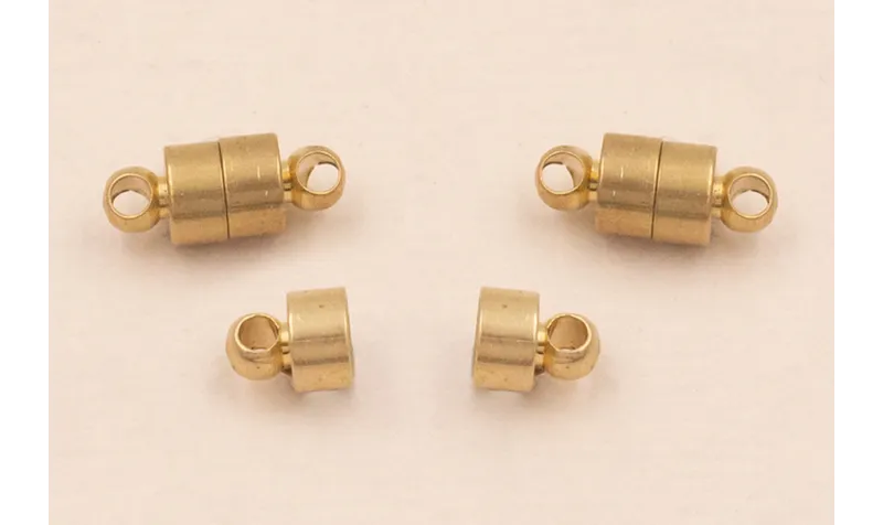 Cierre Imantado Tubular 6*4mm Latón