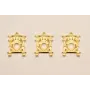  Colgante Barandilla Donosti  Oro 18K 3Micras / Cuentas Metálicas de Baño Oro 3 Micras 18K