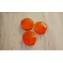 Disco Cristal facetado 11mm Naranja Camel Opal /Cuentas de  Cristal 