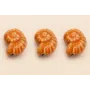 Caracola Cerámica Naranja /Cuentas de  Ceramica 