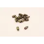 Terminal pequeño oro viejo 10mm long / Cuentas Metálicas de Latón / Zamak