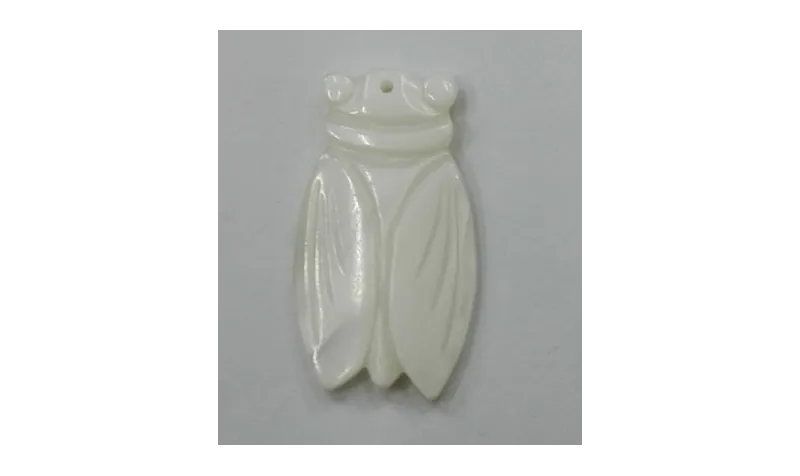 Escarabajo Nacar 30*22 /Cuentas de  Nacar 