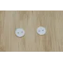 Disco pequeño Nacar 6mm doble agujero /Cuentas de  Nacar 