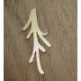 Metacrilato: Rama Coral Espejo Dorado 56*21mm /Cuentas de  Plástico / Resina 