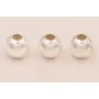 Bola lisa 6mm PLATA / Cuentas Metálicas de Plata 925