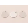Chapita PLATA 925  de15mm / Cuentas Metálicas de Plata 925