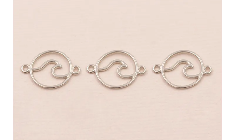 Entrepieza OLA 15mm / Cuentas Metálicas de Plata 925