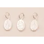 Medalla Virgen Plata 925 12*6mm / Cuentas Metálicas de Plata 925