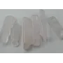 Listón de cuarzo natural Rosa 30-38*8 aprox / Semipreciosas de 