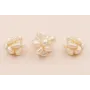 Bola de 10mm hecha de perlas Blancas / Semipreciosas de 