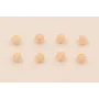 Ristra de 36cms Piedra facetada de 3mm Rosada / Semipreciosas de 