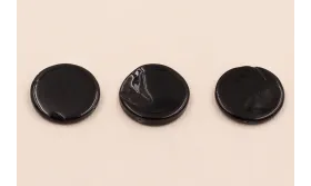 Disco Madreperla teñido Negro de 18mm / Semipreciosas de 