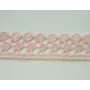 Cinta encaje 14mm ancho Rosa /Cuentas de  Tela 
