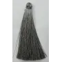 Pompon de 80mm Gris /Cuentas de  Tela 