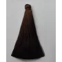 Pompon de 80mm Marrón /Cuentas de  Tela 