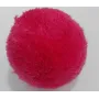Borla 45mm Coral /Cuentas de  Tela 