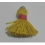 Pompon bicolor 16mm Amarillo-Caldera /Cuentas de  Tela 