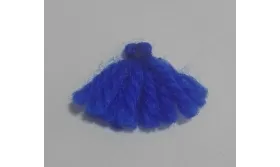 Pompon Lana 15mm Azul /Cuentas de  Tela 