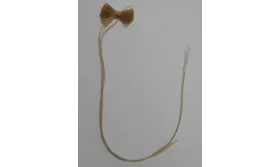 Mariposa Beige 20mm ancho /Cuentas de  Tela 