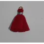 Pompon tul 25mm granate /Cuentas de  Tela 