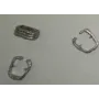 Pieza grapa-Tope para Regaliz P.Vieja / Cuentas Metálicas de Latón / Zamak