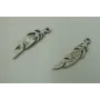 Plumita 15*4mm P.Vieja / Cuentas Metálicas de Latón / Zamak