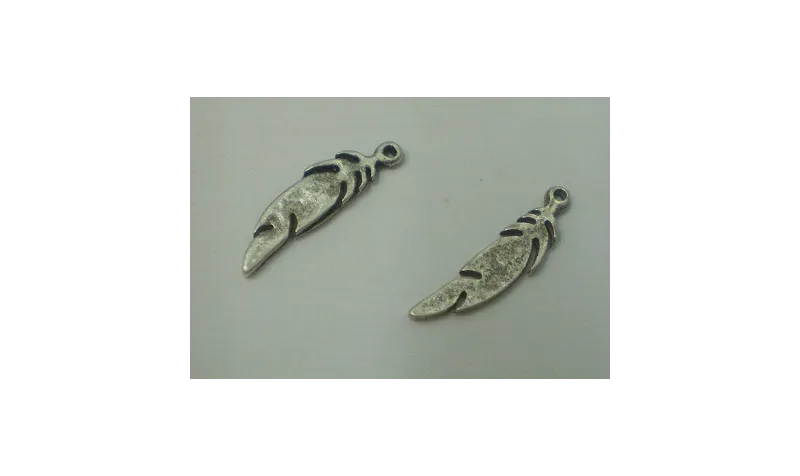 Plumita 15*4mm P.Vieja / Cuentas Metálicas de Latón / Zamak