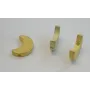 Cuenta Luna 12*8mm Oro Mate / Cuentas Metálicas de Latón / Zamak