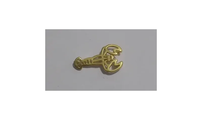 cangrejo 15*8mm O.Mate / Cuentas Metálicas de Latón / Zamak