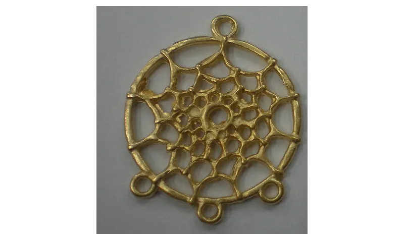 atrapasueños 26mm O.Mate / Cuentas Metálicas de Latón / Zamak