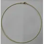 Collar Hilo flexible Dorado 1,5mm / Bases de Collares de Latón / Zamak