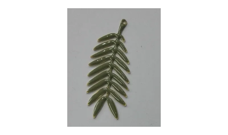 Ramillete verde   40*20mm / Cuentas Metálicas de Latón / Zamak
