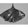 Hoja Natural Metalizada Oro 60*70mm Plata Vieja / Cuentas Metálicas de Latón / Zamak