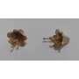 Flor estambres 15*10mm Oro Mate / Cuentas Metálicas de Latón / Zamak