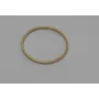Aro de 1mm y de 22mm diametro oro Mate / Cuentas Metálicas de Latón / Zamak