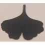 Hoja Gingko Lámina Latón 60*60 NEGRA / Cuentas Metálicas de Latón / Zamak