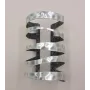 Pulsera 5 tiras Plata Vieja 90 mms / Bases de Pulseras de Latón / Zamak