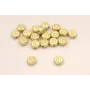 Cuenta Caracolillo de 5*3mm Dorado Mate / Cuentas Metálicas de Latón / Zamak
