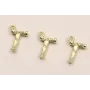 Colgante Letra T latón Dorado 15*10mm / Cuentas Metálicas de Latón / Zamak
