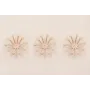 Casquilla Sol 18mm Esmalte Rosa / Cuentas Metálicas de Latón / Zamak