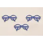Pieza Gafas 25*12mm Esmalte Azul / Cuentas Metálicas de Latón / Zamak