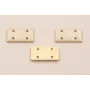 Cuenta Rectandulo Oro Mate 15*7mm  Rosa claro / Cuentas Metálicas de Latón / Zamak