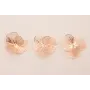 Cuenta  Flor 35mm 6 pétalos moldeables Cobre / Cuentas Metálicas de Latón / Zamak